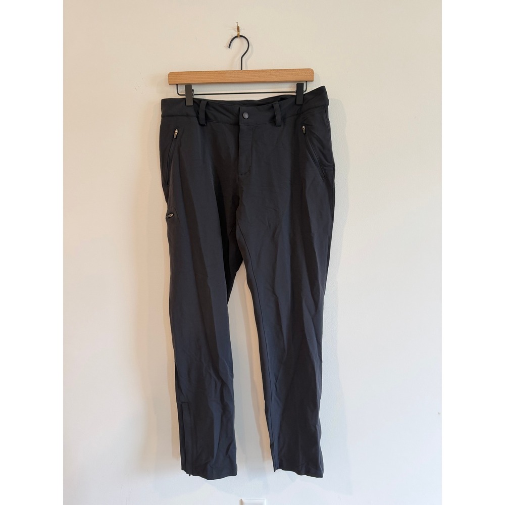 EMS Eastern Mountain Sports Womens Black Hiking Cargo Pants Size 10-R Stretch
